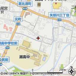 福岡県みやま市瀬高町下庄1712周辺の地図