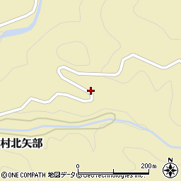 福岡県八女市矢部村北矢部5259-9周辺の地図
