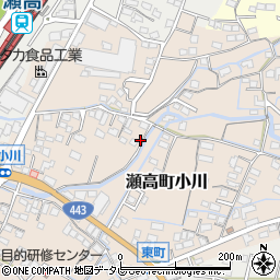 福岡県みやま市瀬高町小川1172周辺の地図