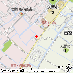 福岡県柳川市矢留本町171周辺の地図