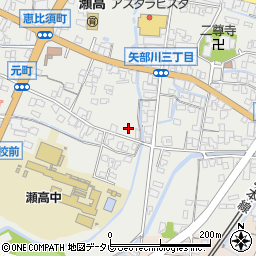 福岡県みやま市瀬高町下庄1687周辺の地図