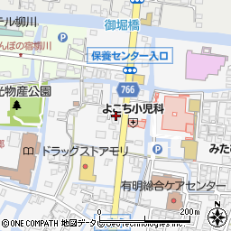 グリーンコープ生活協同組合ふくおか　柳川店周辺の地図