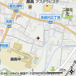 福岡県みやま市瀬高町下庄1681周辺の地図