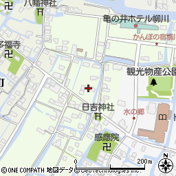 福岡県柳川市弥四郎町113周辺の地図