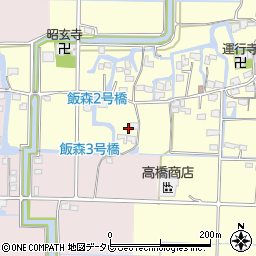 福岡県柳川市三橋町垂見1233周辺の地図