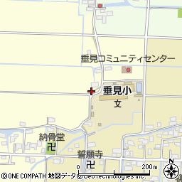 福岡県柳川市三橋町垂見1614周辺の地図