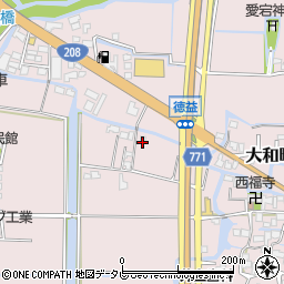 福岡県柳川市大和町徳益495周辺の地図