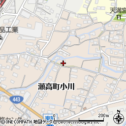 福岡県みやま市瀬高町小川1722周辺の地図