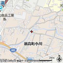 福岡県みやま市瀬高町小川1135周辺の地図