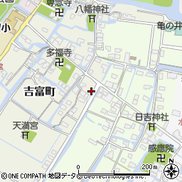 福岡県柳川市吉富町107周辺の地図