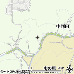 大分県大分市中判田2544周辺の地図