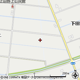 佐賀県白石町（杵島郡）田野上周辺の地図