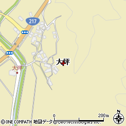 大分県臼杵市大坪周辺の地図
