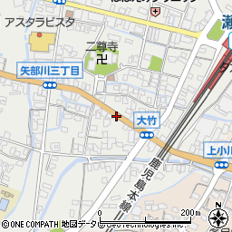 矢部川二丁目周辺の地図