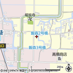 福岡県柳川市三橋町垂見1219周辺の地図