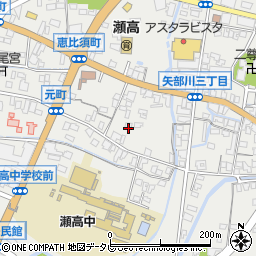 福岡県みやま市瀬高町下庄1671周辺の地図