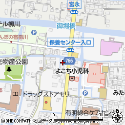 家美装柳川本店周辺の地図