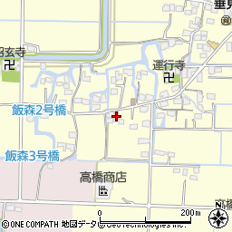 福岡県柳川市三橋町垂見1333周辺の地図