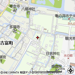 福岡県柳川市弥四郎町71周辺の地図