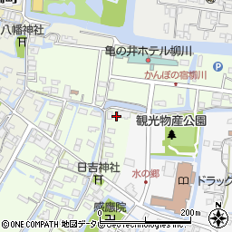 福岡県柳川市弥四郎町155周辺の地図
