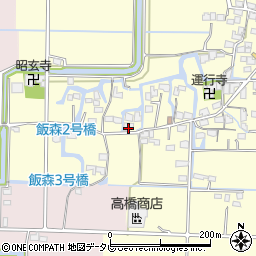 福岡県柳川市三橋町垂見1323周辺の地図