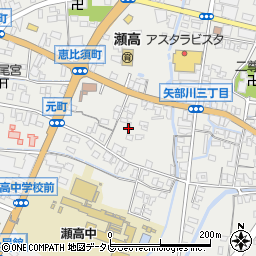 福岡県みやま市瀬高町下庄1667周辺の地図