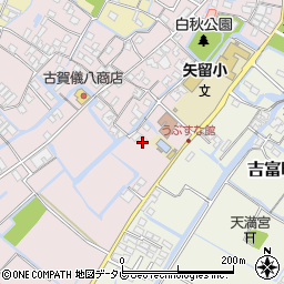 福岡県柳川市矢留本町148周辺の地図