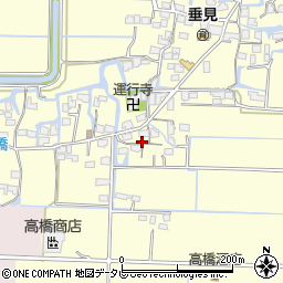 福岡県柳川市三橋町垂見1349周辺の地図