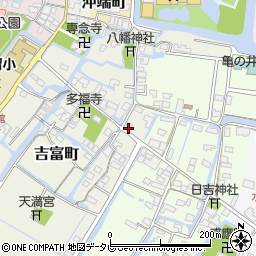 福岡県柳川市吉富町97周辺の地図