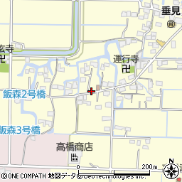 福岡県柳川市三橋町垂見1311周辺の地図