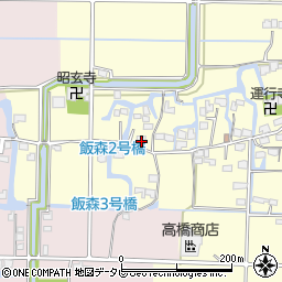 福岡県柳川市三橋町垂見1252周辺の地図