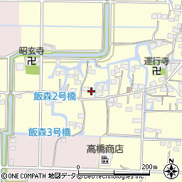 福岡県柳川市三橋町垂見1261周辺の地図