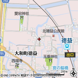 福岡県柳川市大和町徳益144-2周辺の地図