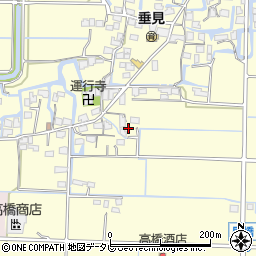 福岡県柳川市三橋町垂見1388周辺の地図