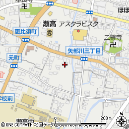 福岡県みやま市瀬高町下庄1684周辺の地図