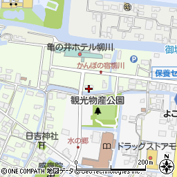 福岡県柳川市弥四郎町13周辺の地図