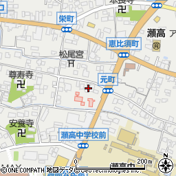 福岡県みやま市瀬高町下庄1730周辺の地図