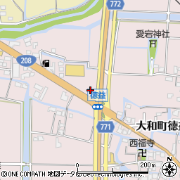 福岡県柳川市大和町徳益26周辺の地図