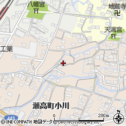 福岡県みやま市瀬高町小川1295周辺の地図