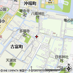 福岡県柳川市吉富町98周辺の地図