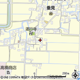 福岡県柳川市三橋町垂見1376周辺の地図