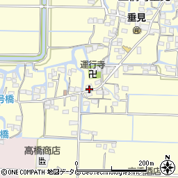福岡県柳川市三橋町垂見1346周辺の地図
