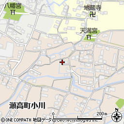 福岡県みやま市瀬高町小川1309周辺の地図