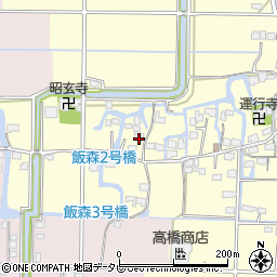 福岡県柳川市三橋町垂見1259周辺の地図