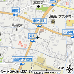 福岡県みやま市瀬高町下庄1626周辺の地図
