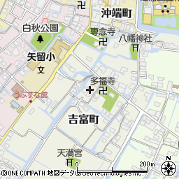 福岡県柳川市吉富町71周辺の地図