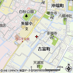 福岡県柳川市吉富町151周辺の地図