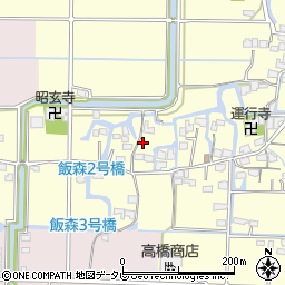 福岡県柳川市三橋町垂見1275周辺の地図
