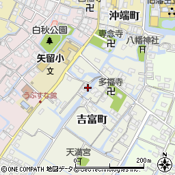 福岡県柳川市吉富町65-2周辺の地図