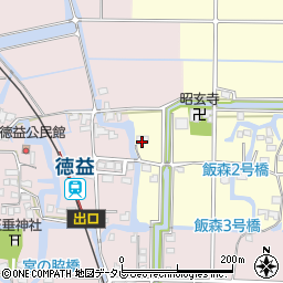 福岡県柳川市三橋町垂見1203周辺の地図